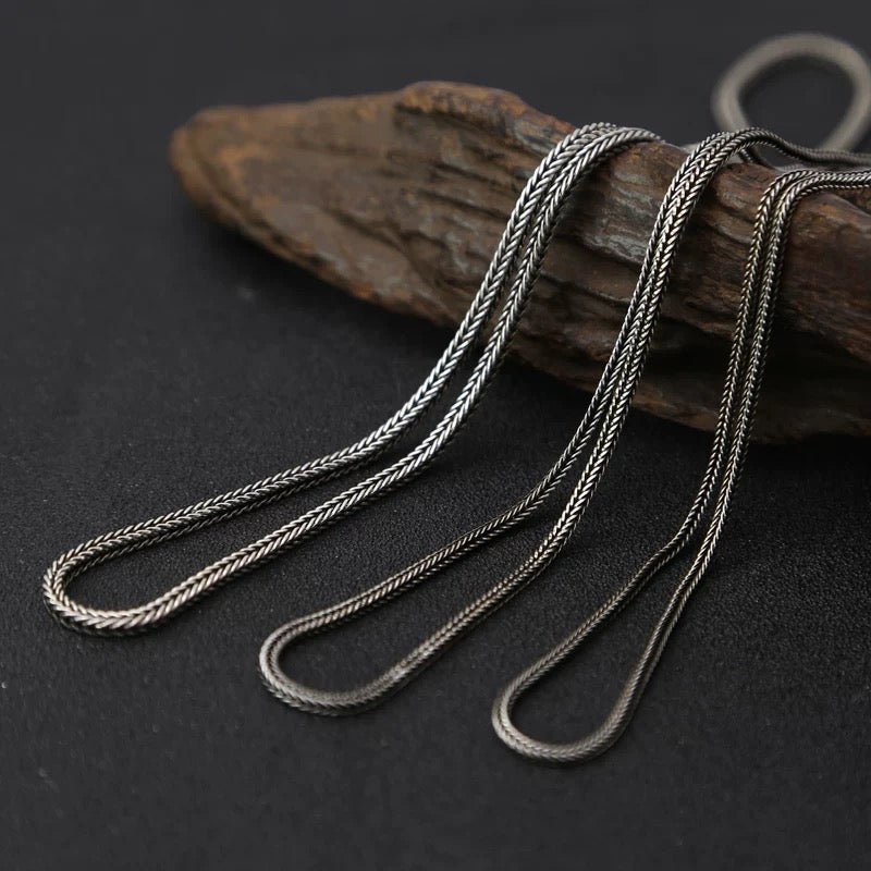 Men’s 925 Sterling Silver Chain – Classic Bold Design