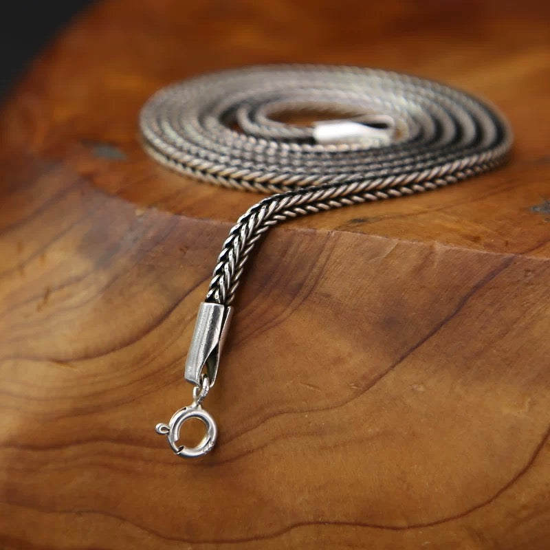 Men’s 925 Sterling Silver Chain – Classic Bold Design